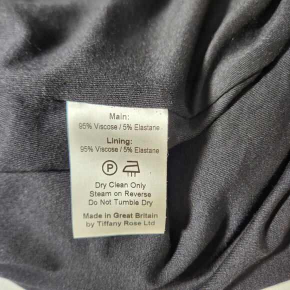 TIFFANY ROSE Maternity Isabella Glitter Black Surplice Dress Size6 USA 14/16. - Picture 11 of 16